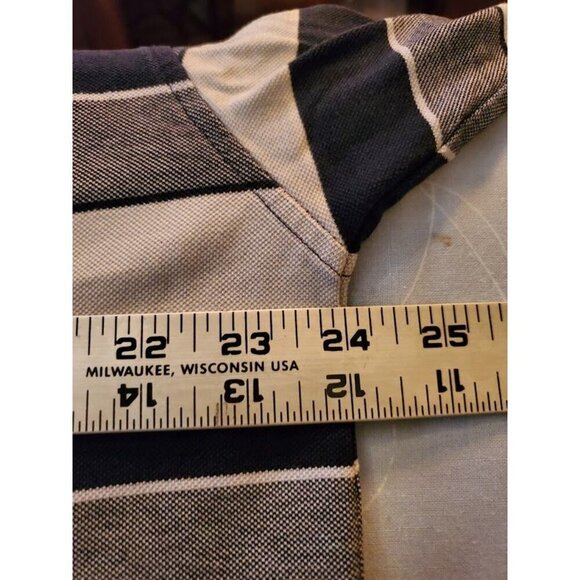 Tommy Hilfiger Golf Men's GVSU Logo Striped XL Polo Shirt 100% Mercerized Cotton - Picture 7 of 9